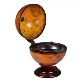 BH-4752-2990039 BOWERY HILL Eucalyptus Wood Tabletop Globe