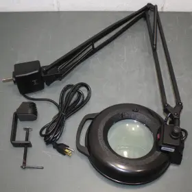 7122-LED ELECTRIX Round Magnifier Light Diopter Clamp