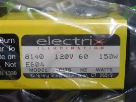 8140 ELECTRIX ILLUMINATION Dock Light Hl Shade #3
