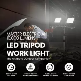 TV-248750 MASTER ELECTRICIAN Led Tripod Light Cord #2