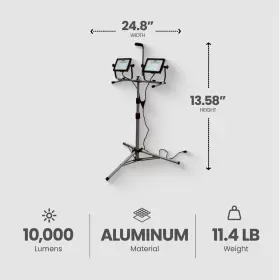 TV-248750 MASTER ELECTRICIAN Led Tripod Light Cord #3