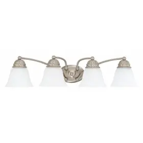 60-3277 NUVO Empire Light Vanity Frosted Glass Nic