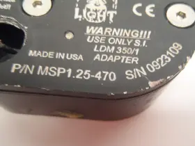 MSP1.25-470 SPECTRUM ILLUMINATION Spot Light Leds Connector #3