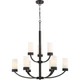 Nuvo Lighting Denver 9 Light Chandelier in Mahogany Bronze - 60-6329