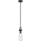 Nuvo Lighting Beaker 1 Light Mini Pendant w/ Clear Glass, Aged Bronze - 60-5362