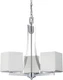 Nuvo Lighting 60/4085 Chrome Bento 3-Light 20-1/4"W Chandelier