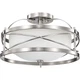 Nuvo Lighting 60/5331 Ginger Semi-Flush Mount Brushed Nickel