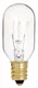 Satco S4718 130V Candelabra Base 15-Watt T7 Light Bulb, Clear