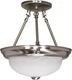 Nuvo 60-200 - 11" Semi Flush Mount Ceiling Light Fixture