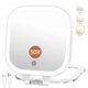 FASCINATE Compact Travel Makeup Mirror with Lights and Magnification, 3.5 inc...