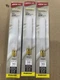 Qty 3 Satco S3281 130V Intermediate Base 20-Watt T6.5 Light Bulb, Frosted