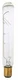 Satco S3297 130V DC Bayonet Base 20-Watt T6.5 Light Bulb, Clear