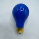SATCO S6092 25 Watt A19 130V Light Bulb, Ceramic Blue Party Bulb ⭐