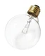 Satco A3647 130V Medium Base 25-Watt G25 Light Bulb, Clear