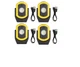 Maxxeon Cyclops USB-C Rechargeable LED Worklight - Yellow (MXN00812) 4 PACK DEAL