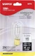 Satco S4718 130V Candelabra Base 15-Watt T7 Light Bulb, Clear