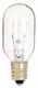 Satco S3905 130V Candelabra Base 15-Watt T7 Light Bulb, Clear