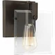 Progress Lighting P300105-020 Glayse One-Light Bath Brown