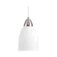 Progress Lighting Simple LED 1-Light Nickel Pendant w/Frosted Acrylic Shade