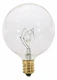 Satco A3922 130V Candelabra Base 25-Watt G16.5 Light Bulb, Clear