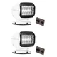 Golight Golight GT Permanent Mounted LED Spotlights w/ Wired Dash Remotes Pair