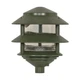Nuvo Lighting SF77-323 8" Pathway Light Two Louver - Small Hood Green Finish