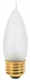 Satco A3667 130V Medium Base 25-Watt CA10 Light Bulb, Frosted