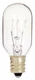 Satco S3907 130V Candelabra Base 25-Watt T8 Light Bulb, Clear