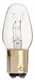 Satco S3904 130V 10/Sleeve DC Bayonet Base 10-Watt 10C7/DC Night Light Bulb, Cle