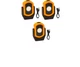 Maxxeon&reg; WorkStar&reg; 813 CYCLOPS Rechargeable Work Light (HiViz Org) 3 PACK DEAL