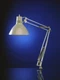 Luxo LS1A-WT, Compact Fluorescent Task Light, 45" Clamp Mount, White -K110660002