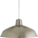 Progress Lighting P5094 Nickel Metal Shade Single Light 16"W Pendant