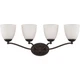 Nuvo Lighting 60/5134 Patton Bathroom Vanity Light Prairie Bronze