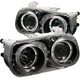 ANZO Projector Headlights w/ Halo Black FITS 1994-1997 Acura Integra 121003