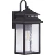 Craftmade ZA3104-DBG Crossbend Outdoor Wall Light Dark Bronze Gilded
