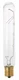 Satco S3222 130V Intermediate Base 25-Watt T6.5 Light Bulb, Clear