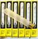 LOT OF 6 SATCO TUBULAR FROSTED BULBS 40W / 25W 130V S3223 NIB NOS