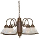 Nuvo Lighting SF76/445 Brentwood Chandelier Old Bronze