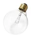Satco A3647 130V Medium Base 25-Watt G25 Light Bulb, Clear 