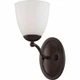 Nuvo 60-5131 - 1-Light Vanity Fixture in Prairie Bronze with Frosted Glass