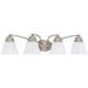 Nuvo Lighting 60/3277 Empire Bathroom Vanity Light Brushed Nickel