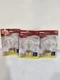 Lot of 3 Satco S3720 Clear  A15 Appliance Light Bulb 130V 40W 2700K