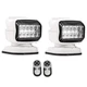 Golight Golight GT Portable High Flux 10 LED White Spotlights w/ Remotes Pair